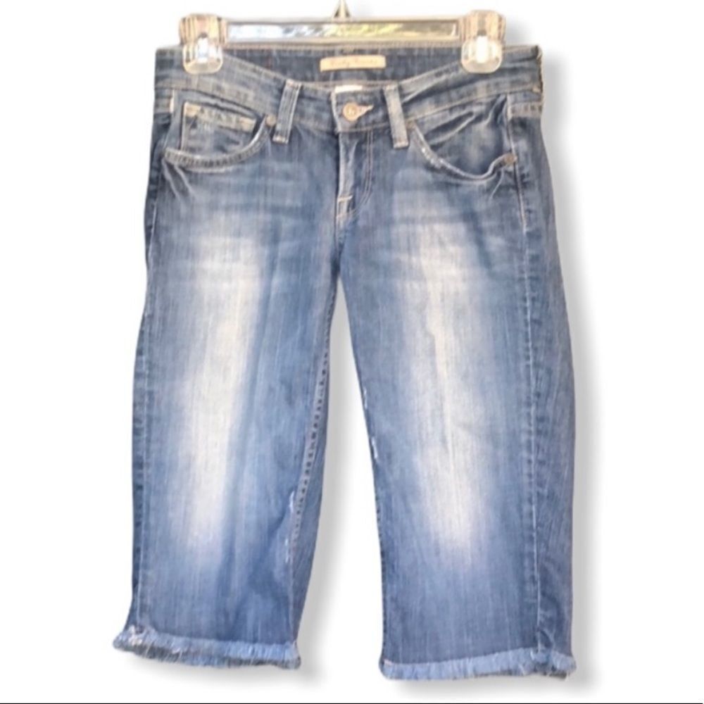 Lucky Zoe Bermuda Cut-Offs in Pacifica‎ Wash
